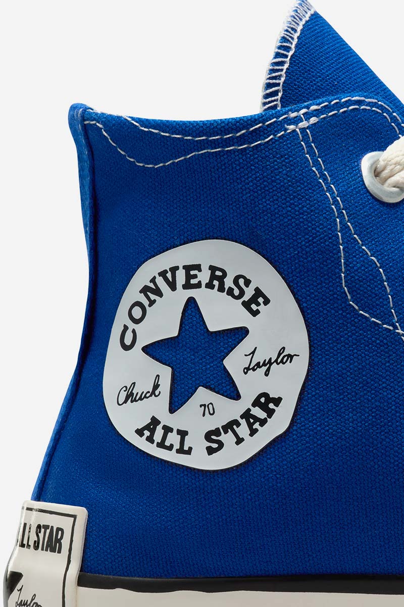 Converse bleu shops electrique