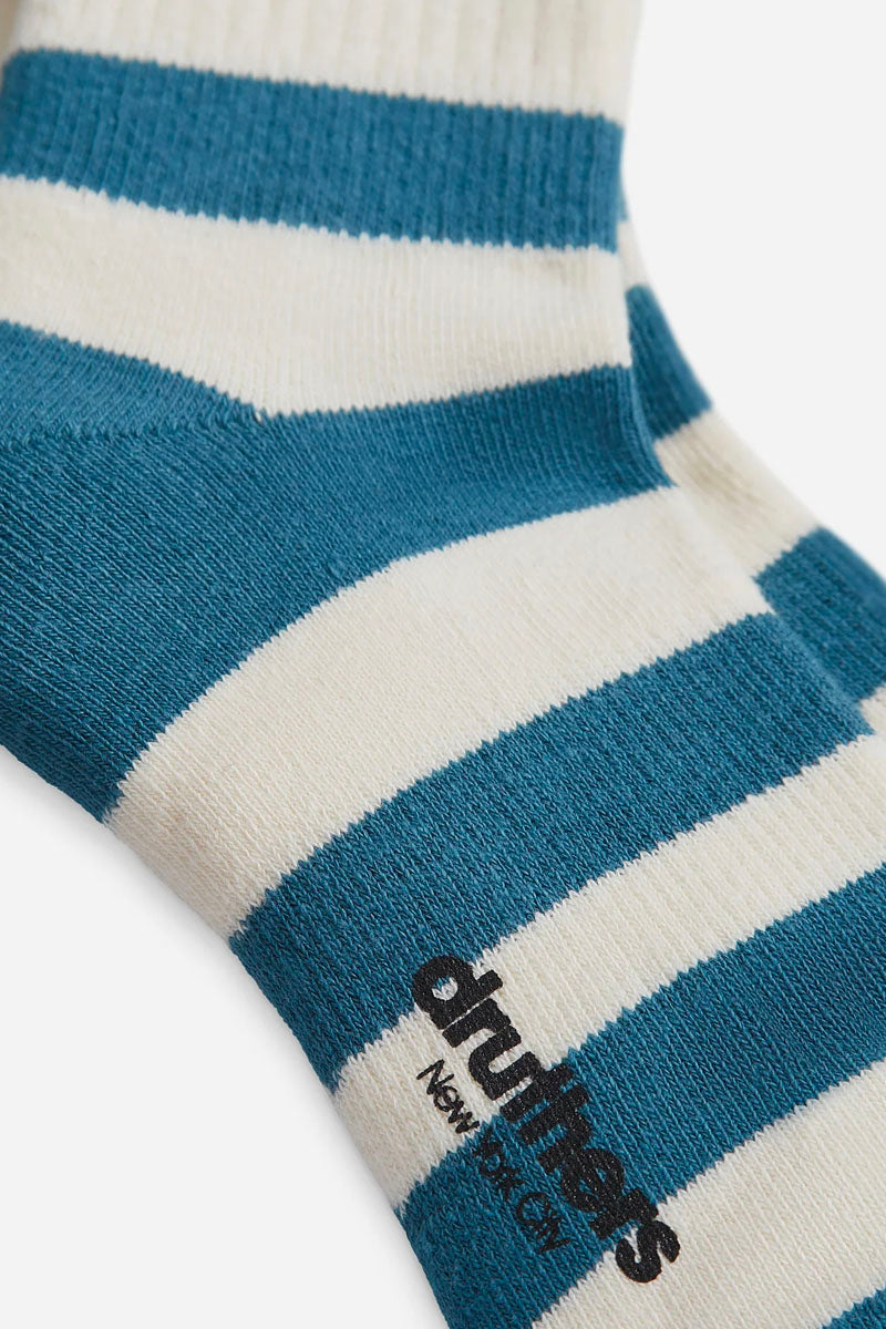 Luxury Yarn Stripe Crew Sock