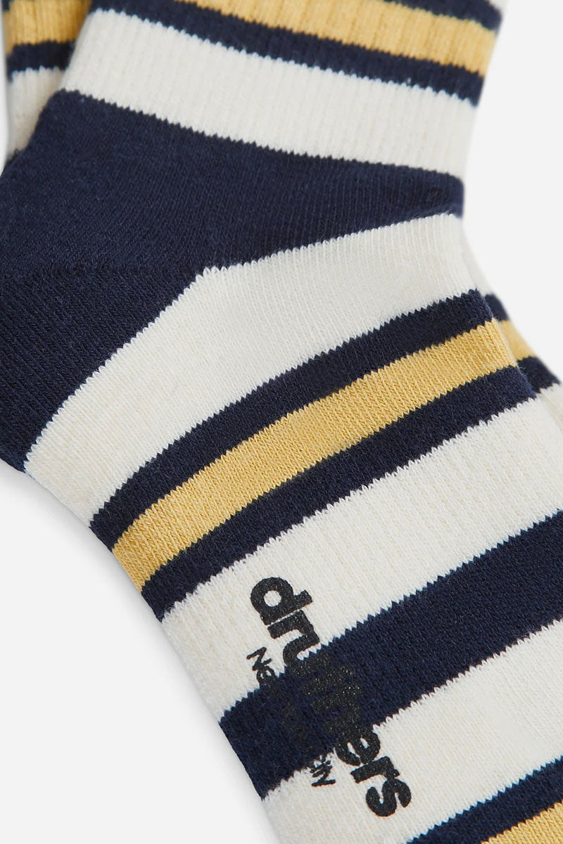 Luxury Yarn Stripe Crew Sock