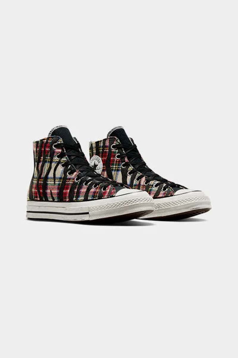 CHUCK 70 CANVAS LTD BLACK TARTAN ZEBRA