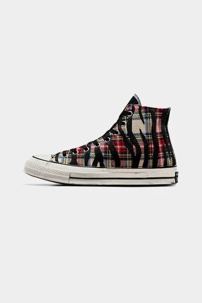 CHUCK 70 CANVAS LTD BLACK TARTAN ZEBRA