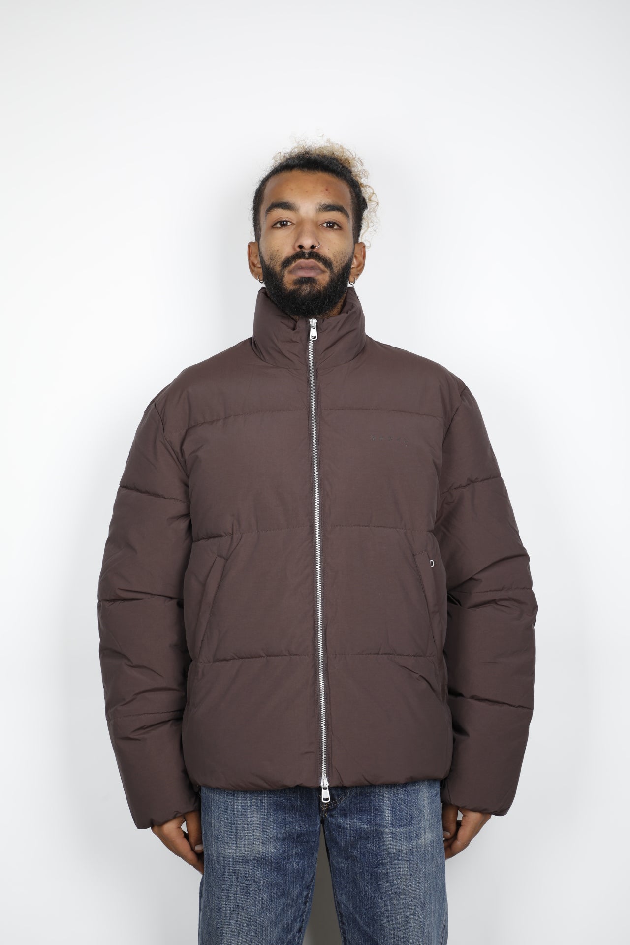 PUFFER JACKET PLAIN WEAVE