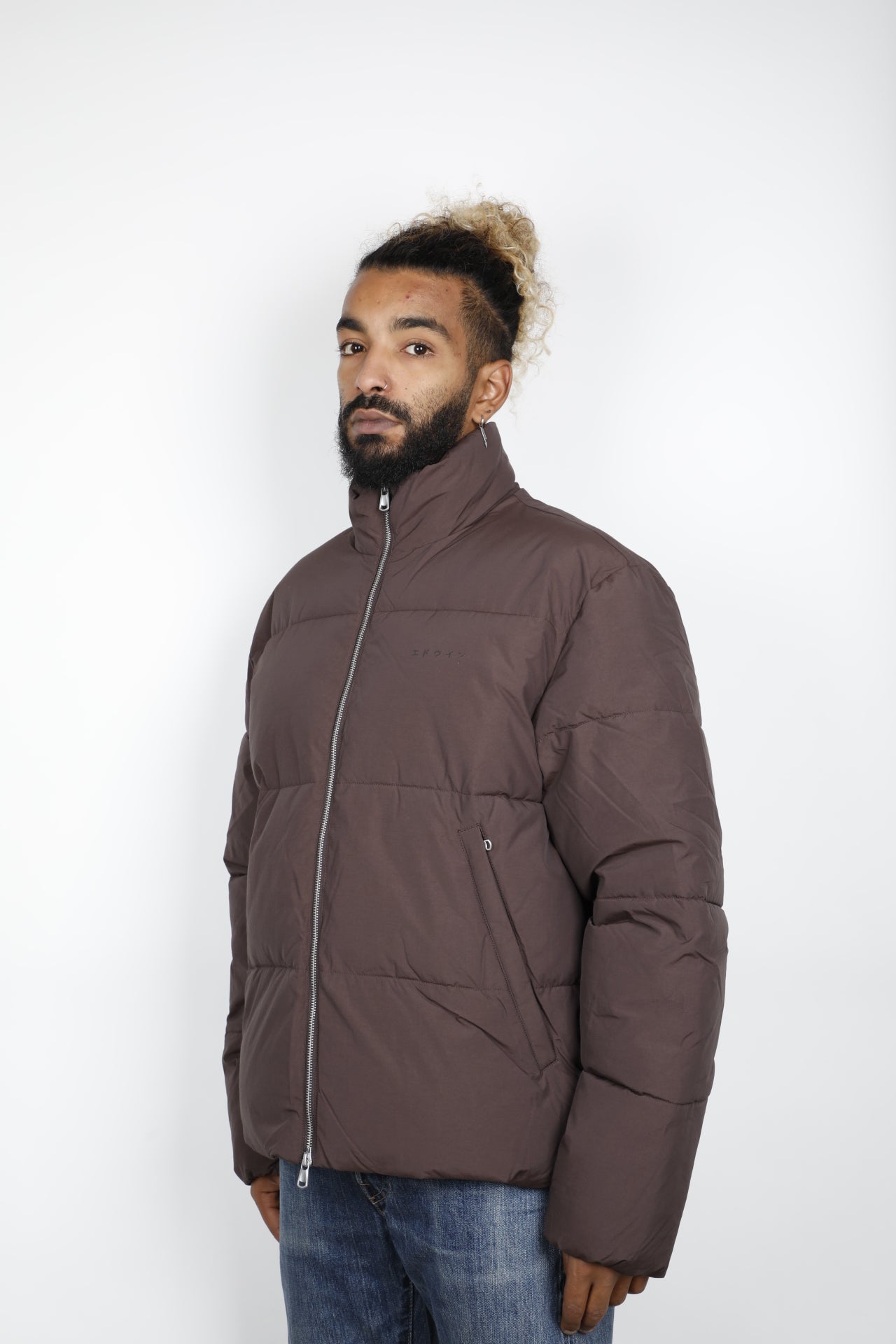 PUFFER JACKET PLAIN WEAVE