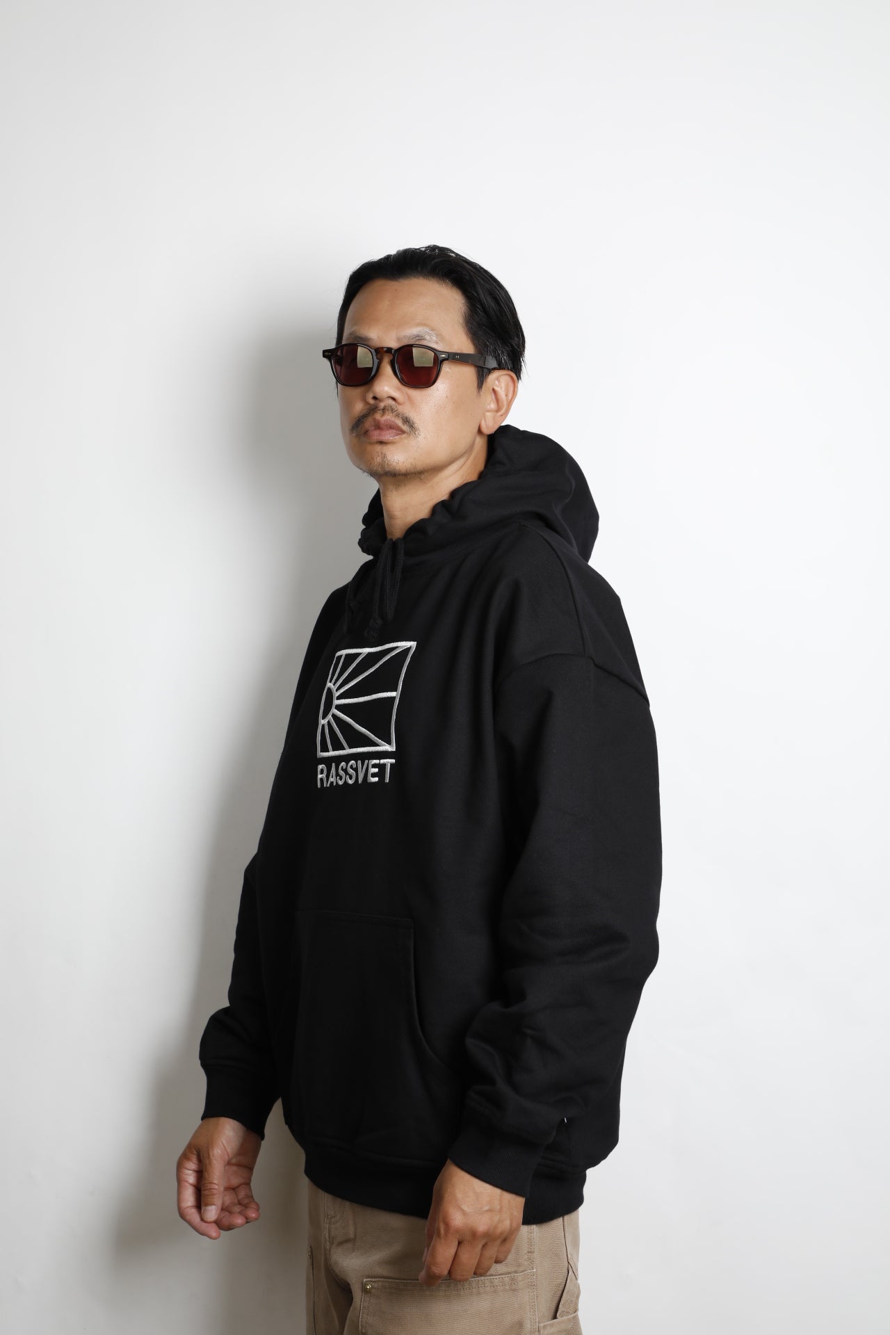 MEN LOGO HOODIE KNIT