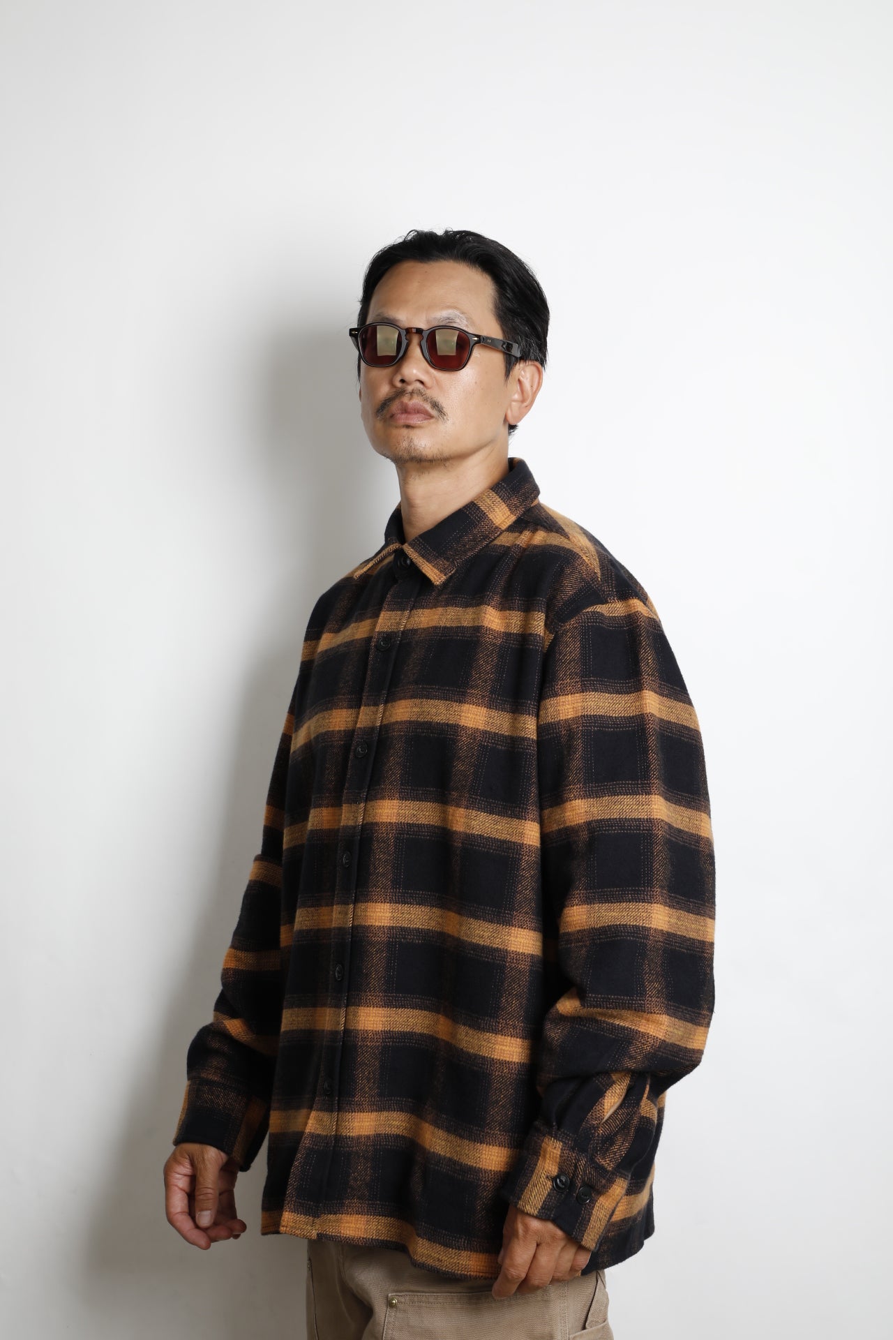 SEBASTIAN SHIRT LS HEAVY FLANNEL BRUSHED